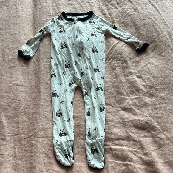 Kyte baby panda bamboo footie 6-12 months - Picture 1 of 4